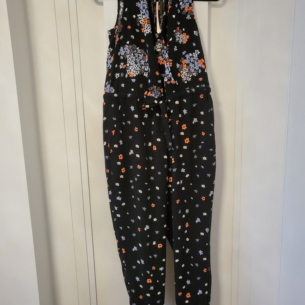 Anne Taylor Loft, Floral Jumpsuit, Size Small